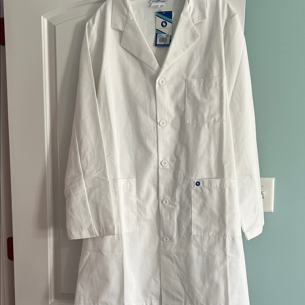 White Men's Lab Coat